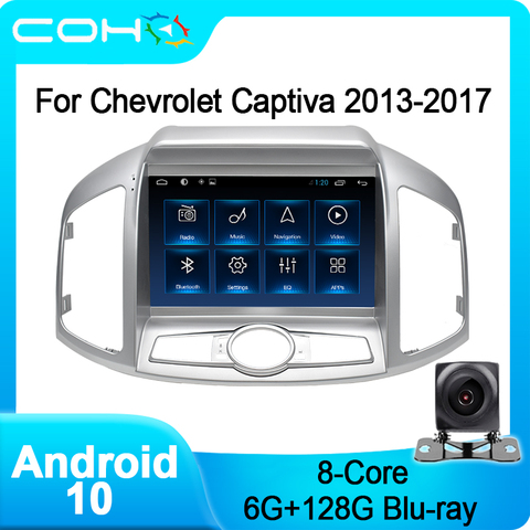 COHO de Chevrolet Captiva 2013-2017 Gps navegación Dvd Automotivo Radio Android 10,0 Octa Core 6 + 128G ► Foto 1/6