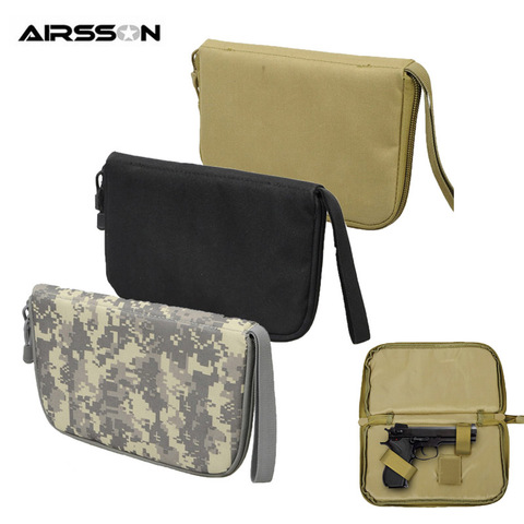 Bolsa de transporte para pistola táctica, funda de pistola portátil, portador de pistola militar, accesorios de pistola de protección suave para caza ► Foto 1/6