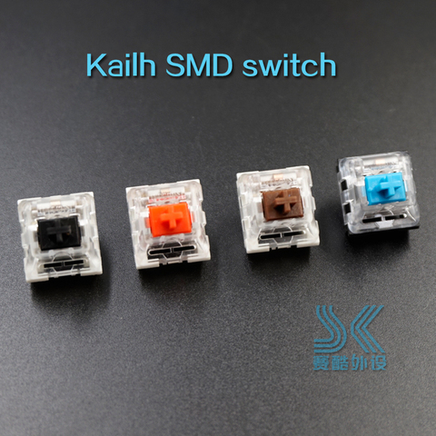 Kailh-Interruptor de teclado mecánico RGB SMD, Negro, Rojo, marrón, azul, teclado para juegos DIY, adecuado para Cherry MX Switch Gateron ► Foto 1/6