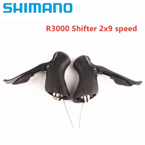 SHIMANO-palanca de cambio de velocidad SORA R3000, 2x9, R3030, 3x9, palanca de Control Dual para bicicleta de carretera, desviador trasero delantero ► Foto 1/6