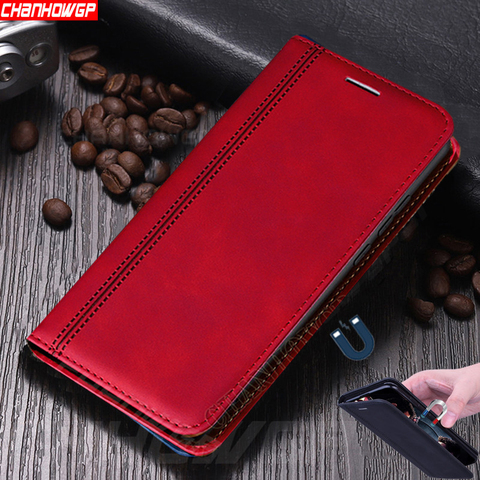 Funda magnética de cuero tipo billetera para Xiaomi POCO X3 NFC Redmi Nota 9 Pro 9S 8T 8 7 Pro 9A 9C 8A 7A 10X K20 Mi 9 9T A3 Lite Flip Cover ► Foto 1/6