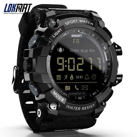 Reloj inteligente LOKMAT MK16 con Bluetooth, reloj Digital, podómetro, reloj deportivo inteligente, rastreador de actividad física para hombres, relojes impermeables IP67 ► Foto 1/6