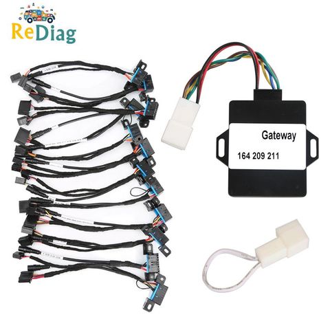 Para Test ELV EIS de 12 Cables para mercedes-benz, funciona junto con VVDI MB BGA, herramienta con adaptador Gateway 164 209 211 ► Foto 1/6