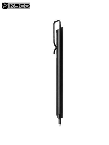 KACO Clip de Metal signo de pluma 0,5 MM bolígrafo de Gel de tinta negra KACOGREEN con Clip de bolígrafo nuevo diseño de pluma para oficina con caja ► Foto 1/6