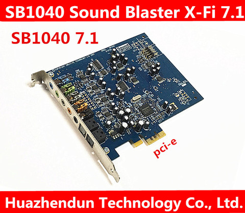 100% de sonido en funcionamiento, buena, creativa, SB1040, x-fi, Xtreme, tarjeta de sonido PCI-E, modo de salida de sonido: 7,1 ► Foto 1/5