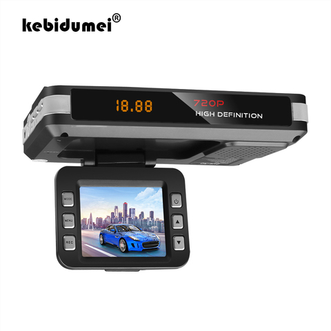 9V-24V 2 en 1 coche Radar DVR Detector de Radar 12 idiomas conducción cámara para grabación de vídeo de detección cámara de salpicadero Detector de coche ► Foto 1/6