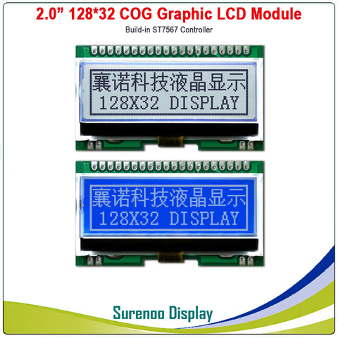 Módulo LCD gráfico COG en serie paralelo, 2,0 