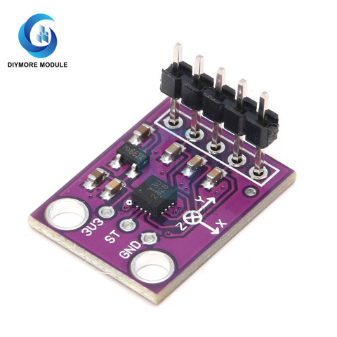 Módulo de acelerómetro de 3 ejes completo GY-61 ADXL337, con salidas de voltaje acondicionado de señal, 3-5V para aceleración dinámica de gravedad ► Foto 1/6