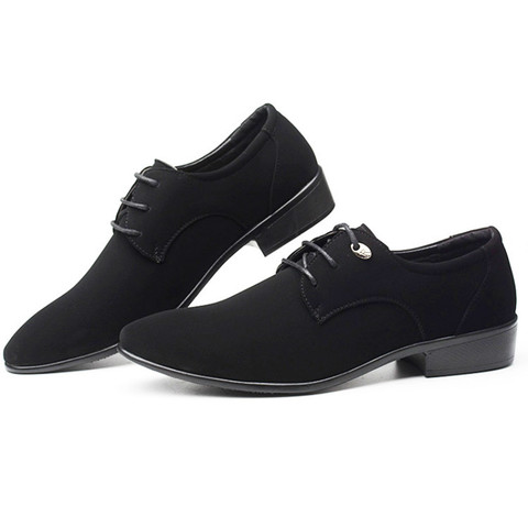 Zapatos de hombre Zapatos de negocios zapatos de encaje de lujo negro Penny mocasín mocasines casuales pisos de verano oficial Derby Formal zapatos ► Foto 1/6