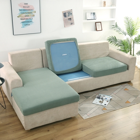 Estirar sofá plazas para sillón sofá de Jacquard sofá de la esquina de plazas para en forma de L sofá ► Foto 1/6