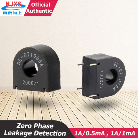 Transformador de corriente Residual PCB tipo pin, DL-CT1005A 1A/0,5 mA DL-CT1010A 1A/1mA, montaje pequeño de pcb de fase cero ► Foto 1/6