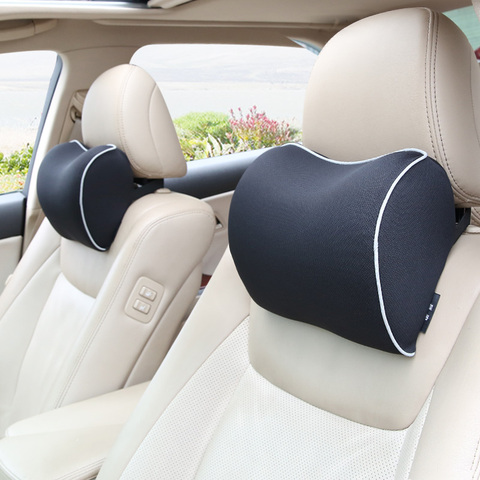 Almohada Universal para asiento de coche, reposacabezas, espuma viscoelástica, Almohada de Viaje para el cuello, cojín de apoyo para Silla Lumbar de oficina, accesorios para automóviles ► Foto 1/6