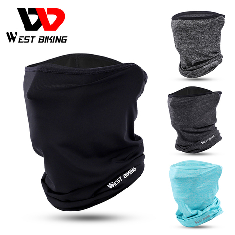 WEST BIKING ciclismo Headwear verano hombres Anti-sudor transpirable cara de ciclista cubierta Correr bicicleta Bandana deportes bufanda diadema ► Foto 1/6