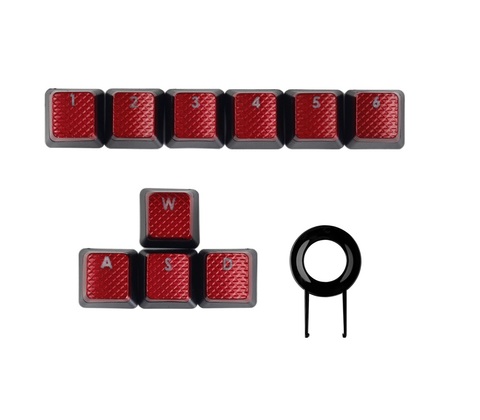 FPS & MOBA-Kit de actualización de teclas (rojo), teclas retroiluminadas para Corsair K70RGB K70 K95 K90 K65 K63, teclados para videojuegos, interruptores Cherry ► Foto 1/4