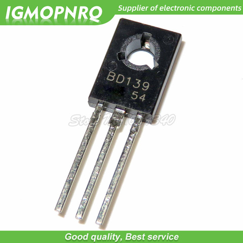 50 Uds BD139 D139-126 NPN 1.5A 80V NPN Epitaxial de triodo Transistor nuevo original ► Foto 1/1