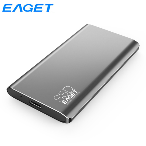 Eaget-SSD externo tipo C, 1TB, 512GB de 256GB, 128GB, USB 3,0, unidad de disco duro SSD portátil, unidad de estado sólido externo para teléfono, portátil, M1 ► Foto 1/6