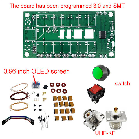 ATU-100-sintonizador de antena automático, ATU100, 1,8-50MHz, por N7DDC con OLED ,Firmware programable y SMT, Chip soldado ► Foto 1/6