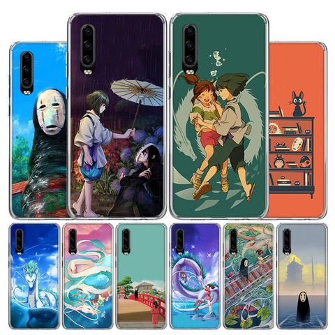Funda de teléfono para Huawei Miyazaki, protector para Huawei P30 P40 P20 P10 Mate 30 20 10 P Smart Z Lite Pro Plus + 2022 ► Foto 1/6