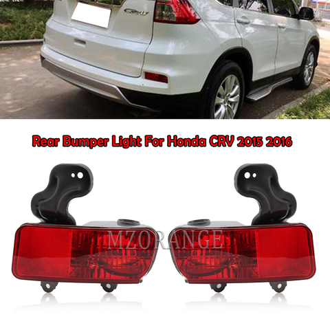 MZORANGE parachoques trasero luz para Honda CRV 2015 2016 trasera parachoques Reflector luces de niebla lámpara Raillights estilo de coche ► Foto 1/6