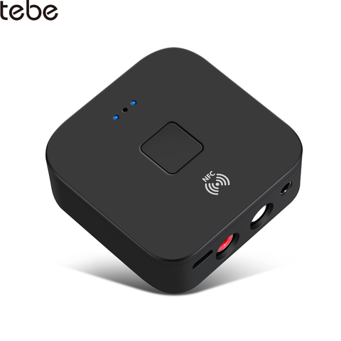 Adaptador receptor de sonido inalámbrico para altavoz de TV y tipo RCA para coche, NFC, Bluetooth 5,0, conector AUX de 3,5mm, CD, sin pérdidas ► Foto 1/6