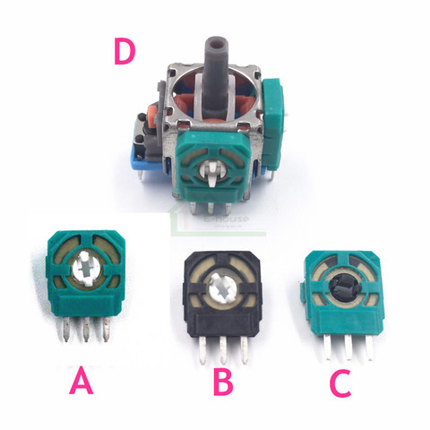 E-house-potenciómetro de resistencia de eje analógico 3D, reemplazo para mando de Playstation 4 PS4, microinterruptor, 10 Uds. ► Foto 1/5