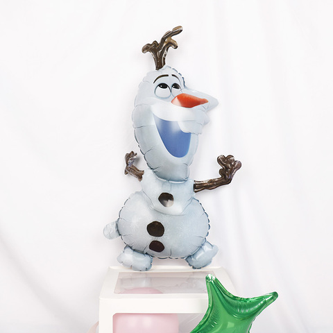 Globos de aluminio de Frozen Olaf para niños, decoraciones para fiesta de cumpleaños, globo de dibujos animados, muñeco de nieve, juguete para fiesta de cumpleaños, 1 ud. ► Foto 1/6