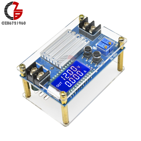 9V 9V-45V a 11-50V DC-DC impulsar el módulo convertidor CC potencia CV transformador de la fuente de alimentación 12V 24V 48V 48V regulador de voltaje LCD Digital del voltímetro del ► Foto 1/6