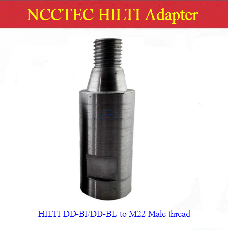 Adaptador de conector HILTI DD-BI/DD-BL a M22, convertidor de rosca macho BSP de 1/2 pulgadas para máquinas de Brocas de diamante ► Foto 1/3