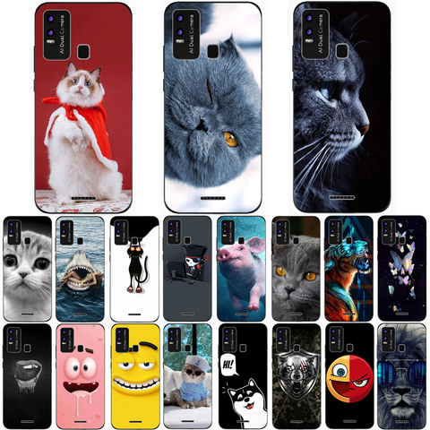 Funda de silicona para BQ 6630L MAGIC L, funda de silicona TPU con diseño de Lobo, Gato mágico, 6630L ► Foto 1/6