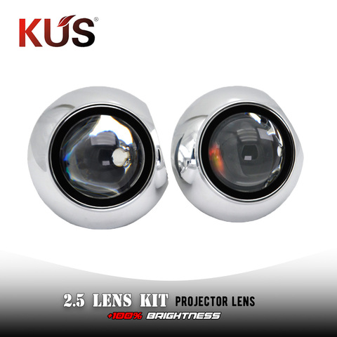 Lente de proyector Bi Xenon HID de 2,5 pulgadas para faros delanteros de coche ► Foto 1/6