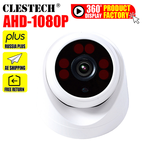 Minicámara de seguridad Cámara CCTV AHD FULL HD para interiores, cámara de vigilancia de alta definición IR 30M, 11,11 P/720P/960P, 1080 ► Foto 1/1