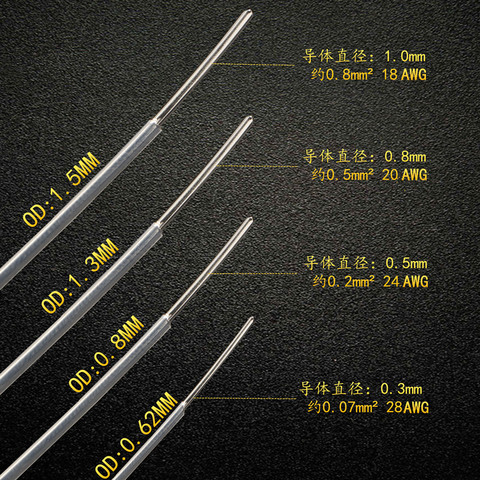 XANGSANE-cable de señal de audio de alta pureza, 0,62mm/0,8mm/1,3mm/1,5mm, sin oxígeno, color plata pura, DIY, hifi ► Foto 1/6