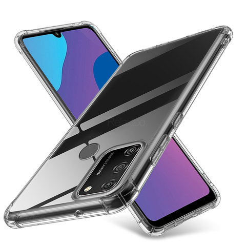 Funda de silicona a prueba de golpes para móvil, carcasa para Huawei Honor 9a 9c 9s 9x9 10 20 Lite 30 Pro 30s 20s 10i 8x 8a, parte posterior transparente ► Foto 1/6