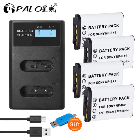 Para SONY NP-BX1 npbx1 np bx1 batería para Sony FDR-X3000R RX100 RX100 M7 M6 AS300 HX400 HX60 WX350 AS300V HDR-AS300R FDR-X3000 ► Foto 1/6