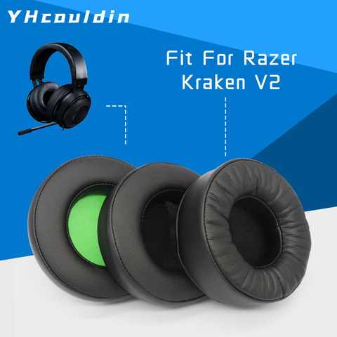 Almohadillas de repuesto para Razer Kraken 7,1 V2, accesorios para auriculares, almohadillas acojinadas ► Foto 1/6