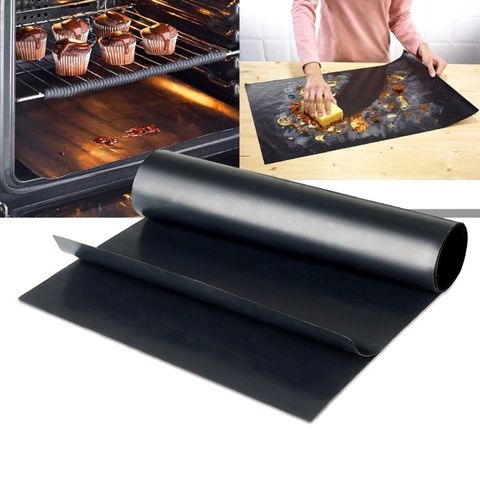 Estera antiadherente reutilizable para parrilla de barbacoa, 33x40cm, 0,08mm de espesor, PTFE, revestimientos para hornear, almohadilla de cocina, herramienta para horno microondas ► Foto 1/6