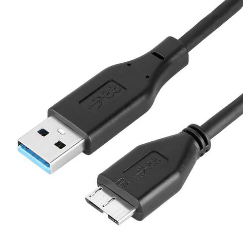 USB 3,0 tipo A USB3.0 Micro B macho Cable adaptador Cable de cable de sincronización de datos de Cable para disco duro externo HDD Cable para disco duro ► Foto 1/6