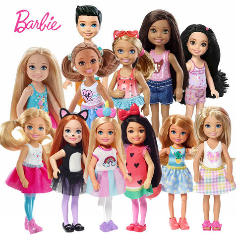 Barbies-Mini muñecas americanas originales para niñas, juguete de cumpleaños, muñeca bebé para niños, regalos de moda ► Foto 1/5