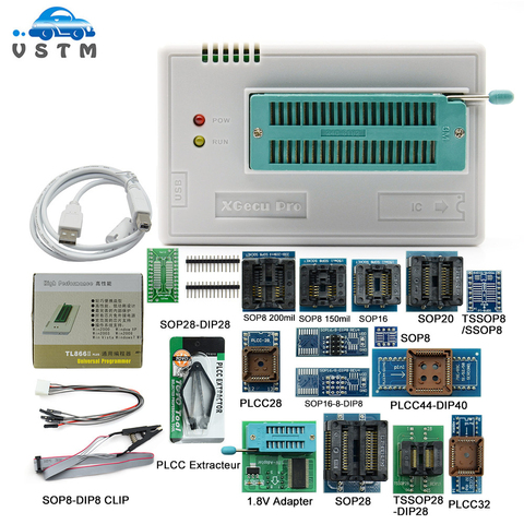 2022 el más nuevo V10.29 TL866II más TL866II USB Universal Minipro programador Bios flash Nand 24 93 25 mcu con SPI conductor ► Foto 1/6