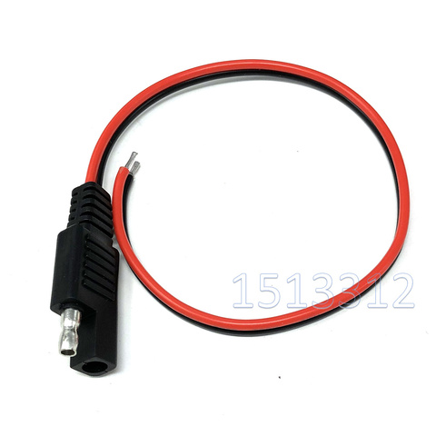 Cable de extensión SAE para Panel Solar de batería de motocicletas, 18awg, 30CM, 2 pines, Cable de extensión de desconexión rápida ► Foto 1/5