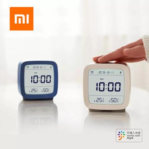 Reloj despertador Xiaomi Cleargrass con Bluetooth, Control inteligente de temperatura, humedad, pantalla LCD, luz nocturna ajustable ► Foto 1/6