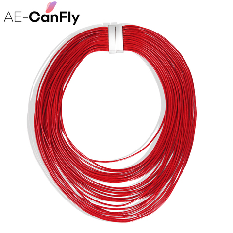 AE-CANFLY collar multicapa, Gargantilla con cuerda, collar largo llamativo para mujer 1L5002 ► Foto 1/6