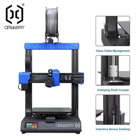 Artillery-impresora 3D GENIUS, dispositivo de impresión de alta precisión, nivel de escritorio, doble eje Z, pantalla táctil TFT, 2022 ► Foto 1/6