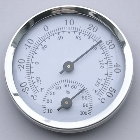 Montado en la pared termómetro medidor de humedad y temperatura y higrómetro para habitación de Sauna hogar Termometro Digital ► Foto 1/6