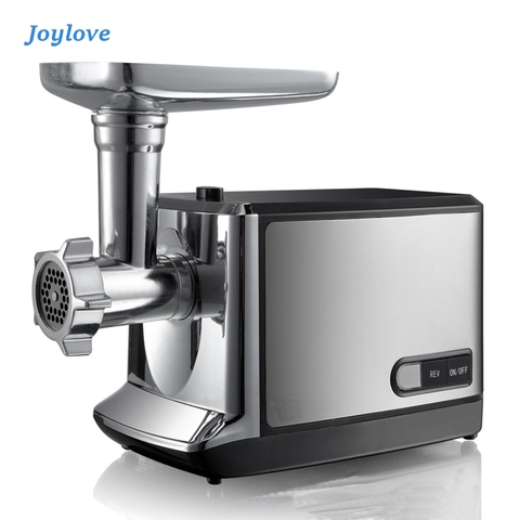 JOYLOVE-picadora de carne eléctrica para el hogar, máquina de Enema de carne picada de relleno automático multifunción de acero inoxidable ► Foto 1/6