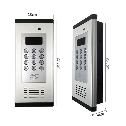 Sistema de alarma de Control de acceso, intercomunicador 3G GSM compatible con tarjeta RFID para trabajo de apartamento para 200 propietarios de habitaciones K6 ► Foto 1/6