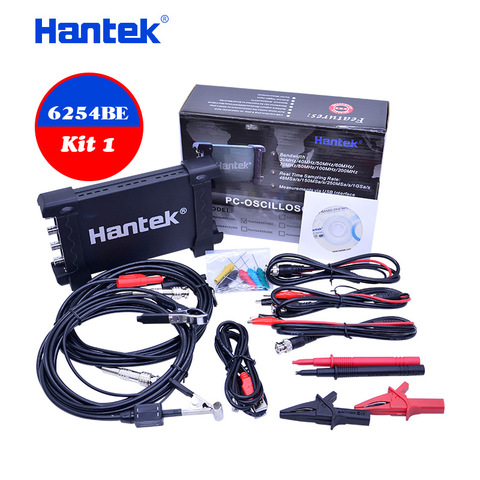 Hantek-Osciloscopio automotriz kit de Osciloscopio Digital 6254BE 4CH 250MHz, ancho de banda, detector de coche, 1Gsa/s, USB, PC, Osciloscopio ► Foto 1/6