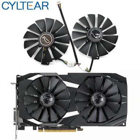 Ventilador de refrigeración para tarjeta de vídeo de juegos T129215SM, 95mm, para ASUS STRIX RX 470 580 570 GTX 1050Ti 1070Ti 1080Ti ► Foto 1/6