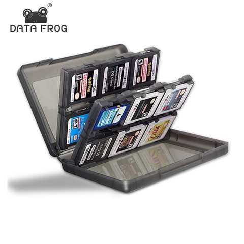 DATA FROG-carcasa para tarjetas 24 en 1 para Nintendo Switch, almacenamiento con diseño de concha para NS 3DS 2DS/DS Lite/DSL ► Foto 1/5