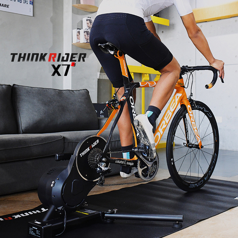 Thinkrider X7 3TH bicicleta de montaña, entrenador de bicicleta inteligente con potencia incorporada, entrenador bicicleta, plataforma para PowerFun Zwift PerfPro ► Foto 1/6